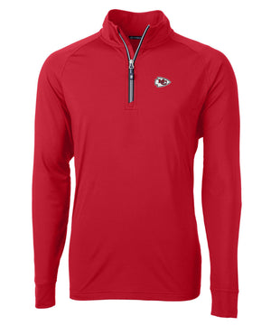 Cutter & Buck Kansas City Chiefs Long Sleeve Quarter-Zip Pullover