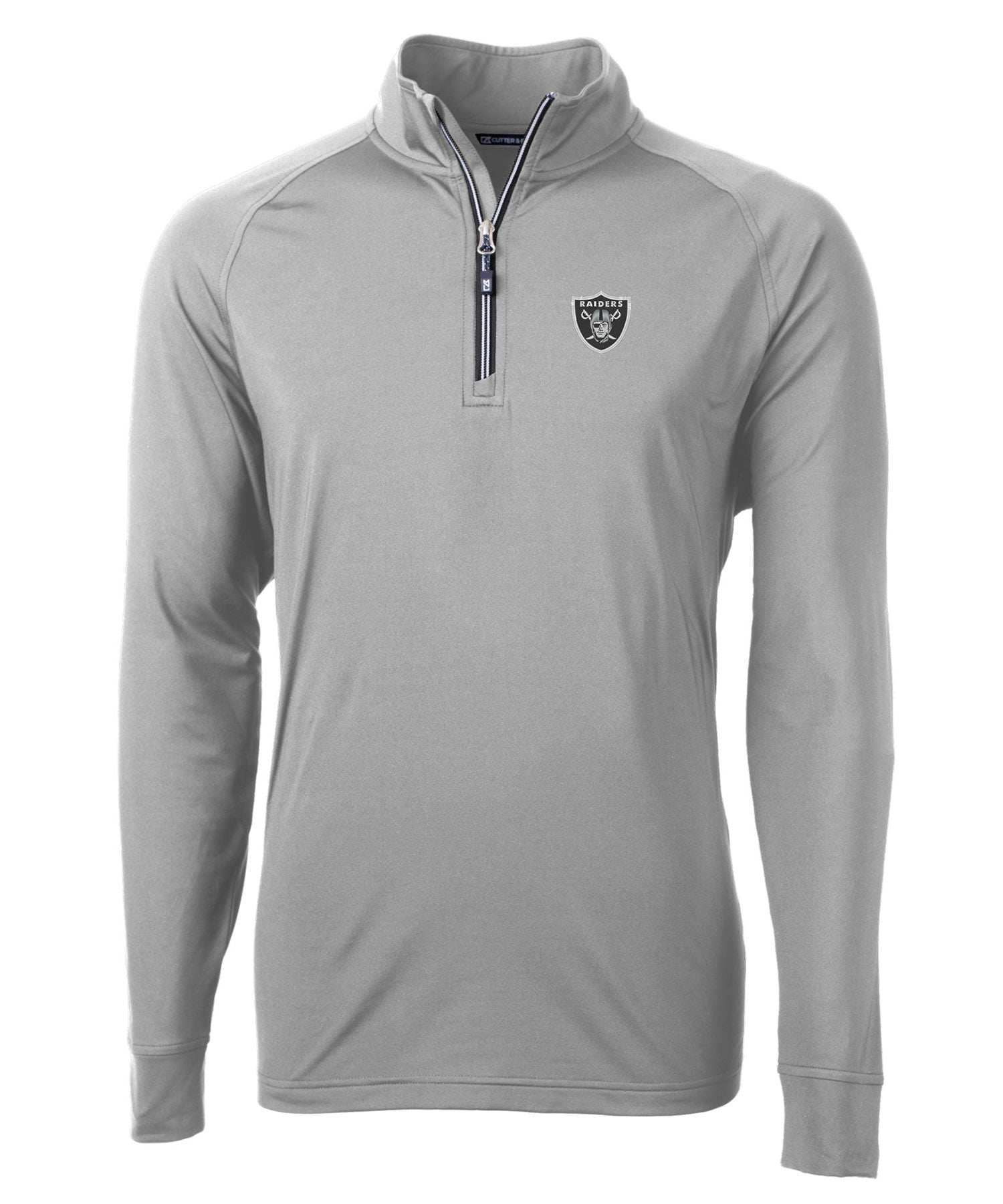 Cutter & Buck Las Vegas Raiders Long Sleeve Quarter-Zip Pullover, Men's Big & Tall