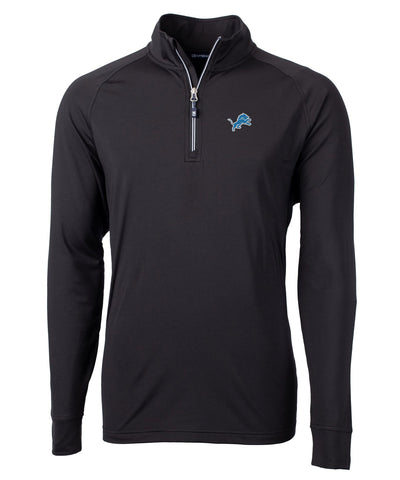 Cutter & Buck Detroit Lions Long Sleeve Quarter-Zip Pullover, Men's Big & Tall