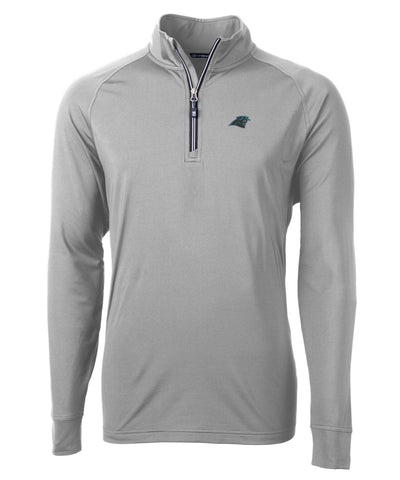 Cutter & Buck Carolina Panthers Long Sleeve Quarter-Zip Pullover, Men's Big & Tall