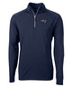 Cutter & Buck New England Patriots Long Sleeve Quarter-Zip Pullover