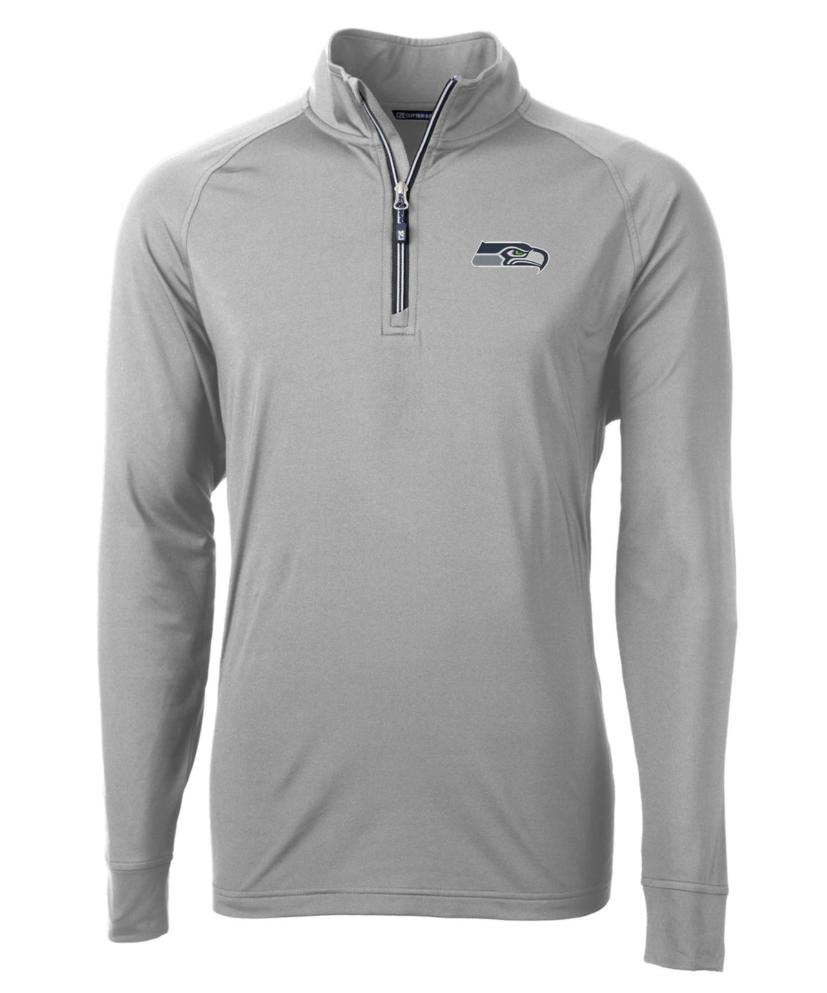 Cutter & Buck Seattle Seahawks Long Sleeve Quarter-Zip Pullover, Men's Big & Tall