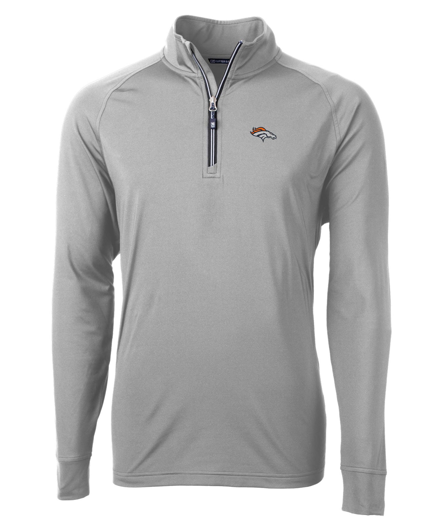 Cutter & Buck Denver Broncos Long Sleeve Quarter-Zip Pullover, Men's Big & Tall