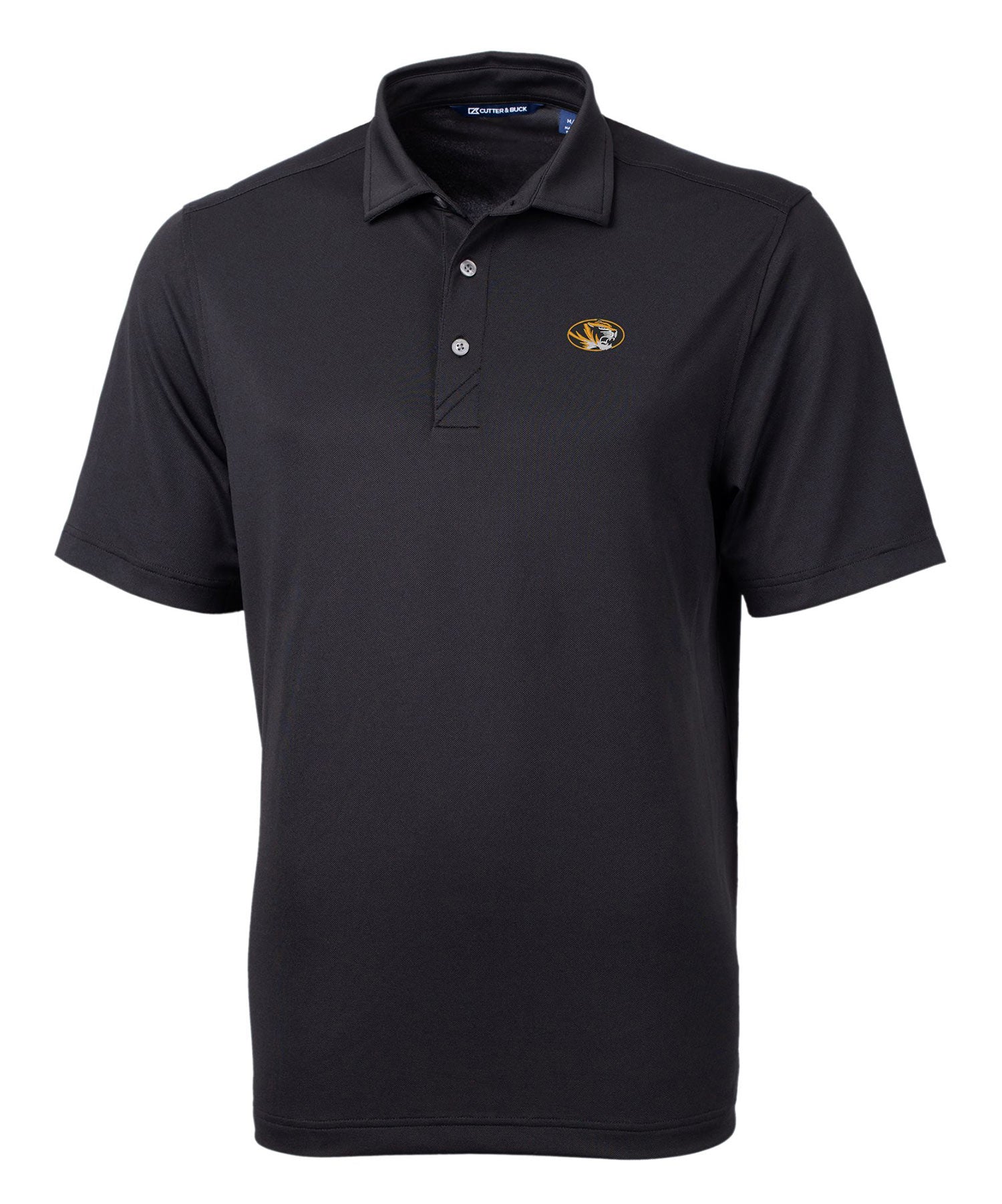 missouri tigers gear Men's Cutter & Buck Gray Missouri Tigers Big & Tall Virtue Eco Pique Recycled Polo, Size: 1XB