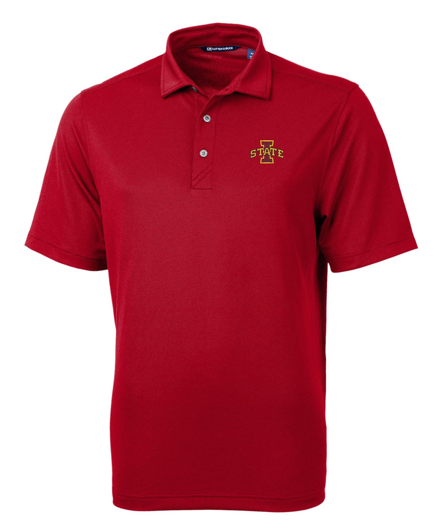 Cutter & Buck Iowa State University Cyclones Short Sleeve Polo Knit Shirt, Men's Big & Tall