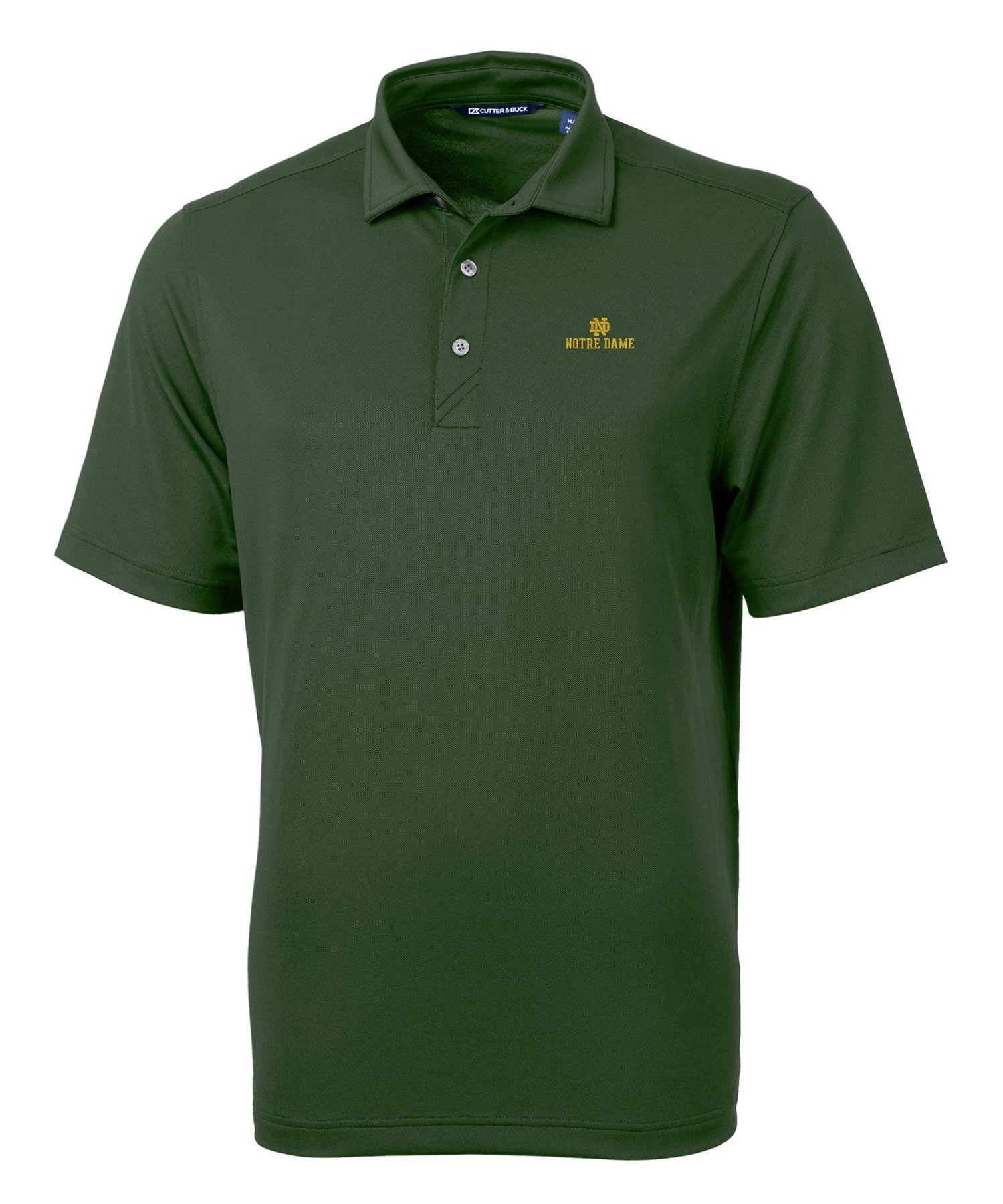 Cutter & Buck University of Notre Dame Fighting Irish Short Sleeve Polo Knit Shirt, Men's Big & Tall