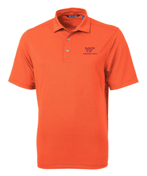 Cutter & Buck Virginia Tech Hokies Short Sleeve Polo Knit Shirt