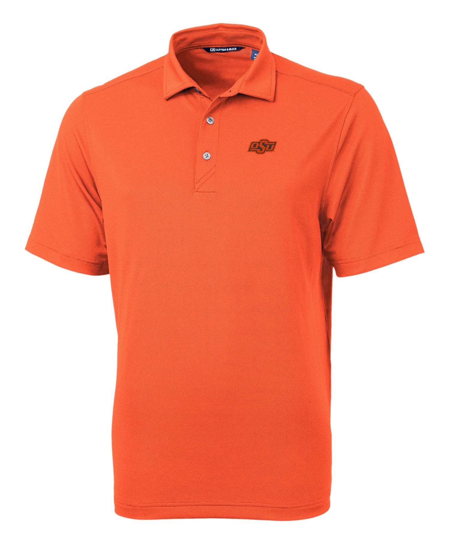 Cutter & Buck Oklahoma State University Cowboys Short Sleeve Polo Knit Shirt, Men's Big & Tall