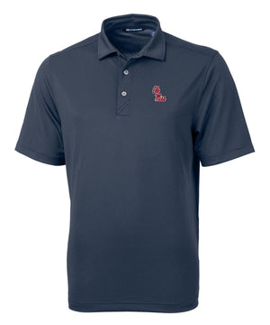 Cutter & Buck University of Mississippi 'Ole Miss' Rebels Short Sleeve Polo Knit Shirt