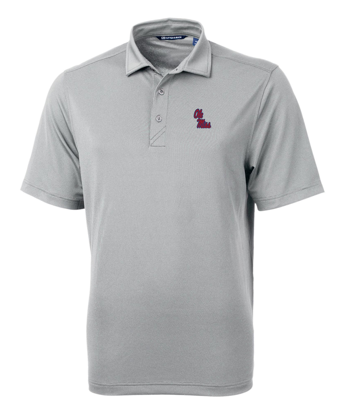 Cutter & Buck University of Mississippi 'Ole Miss' Rebels Short Sleeve Polo Knit Shirt, Men's Big & Tall