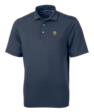 Cutter & Buck United States Naval Academy Midshipmen Short Sleeve Polo Knit Shirt
