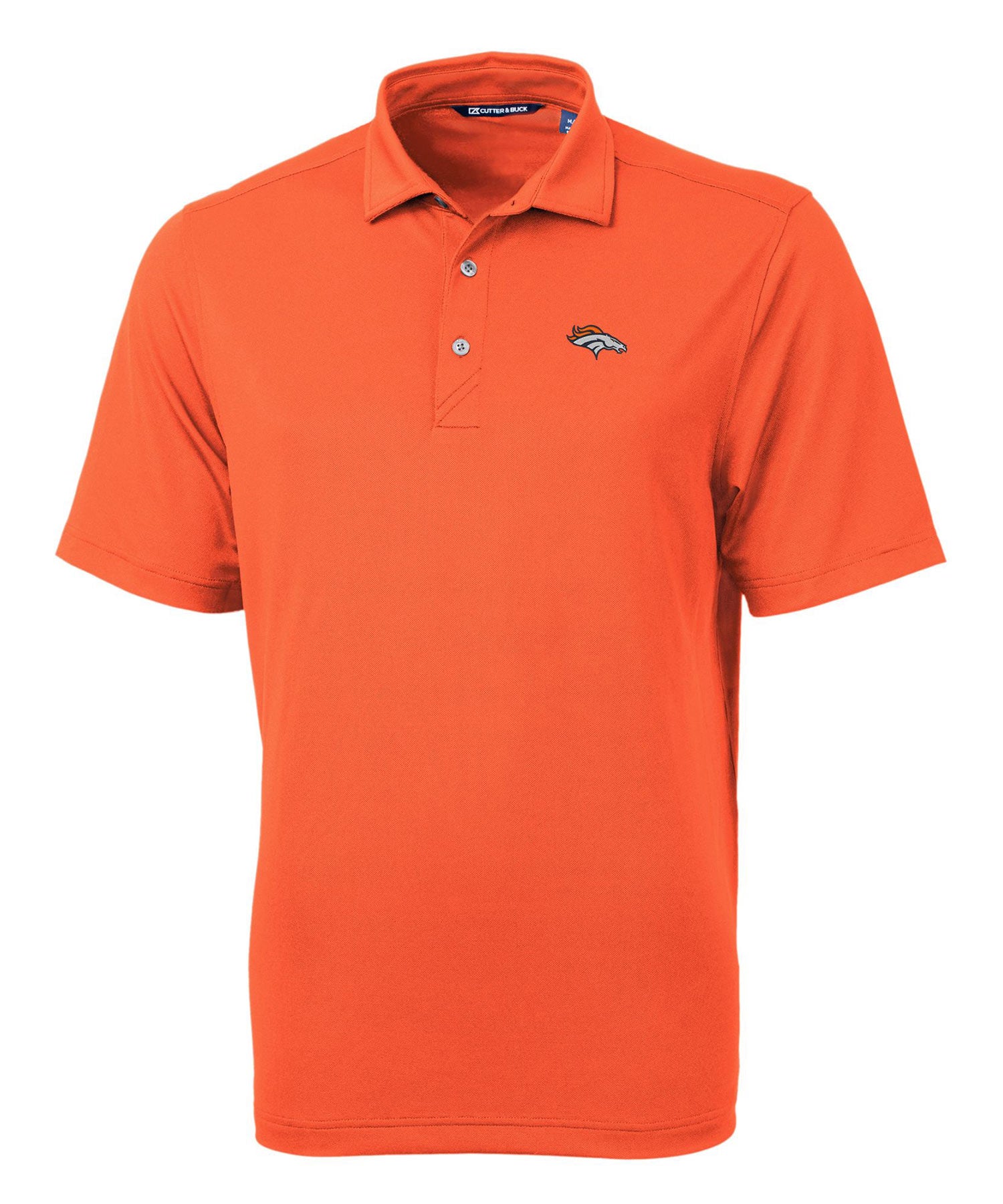 Cutter & Buck Denver Broncos Short Sleeve Polo Knit Shirt, Men's Big & Tall