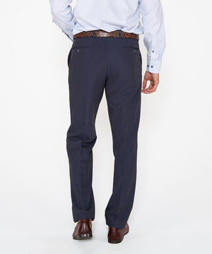 Westport Black Flat Front Performance Stretch Gabardine Pant