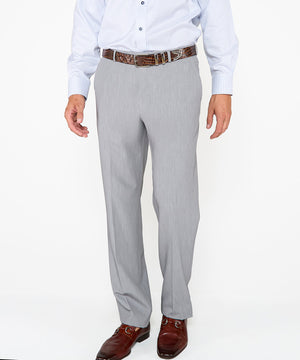 Westport Black Flat Front Performance Stretch Gabardine Pant