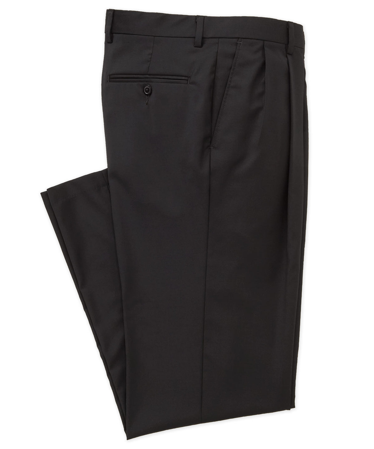 Westport 1989 Solid Gabardine Pleated Pants, Men's Big & Tall