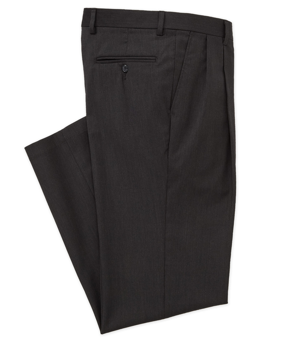 Westport 1989 Solid Gabardine Pleated Pants, Men's Big & Tall