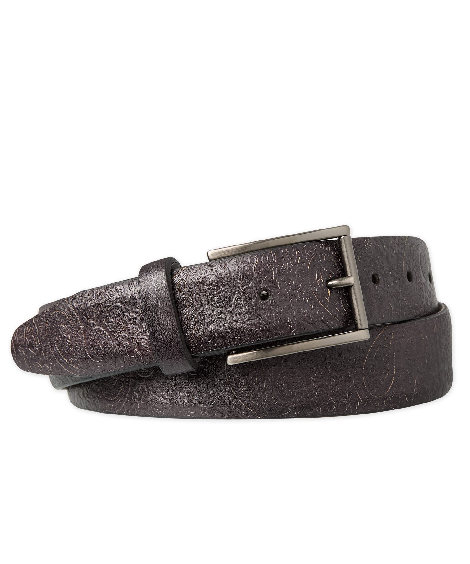 Westport Black 35mm Paisley Aviation Belt