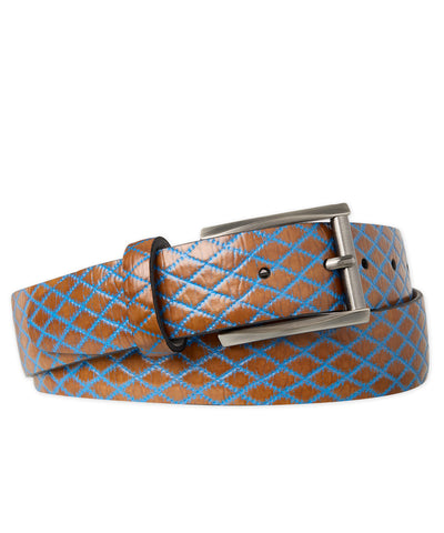 Westport Black 35mm Diamond Crimson Belt, Men's Big & Tall