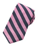 Westport Black Silk Repp Stripe Tie
