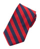 Westport Black Silk Repp Stripe Tie