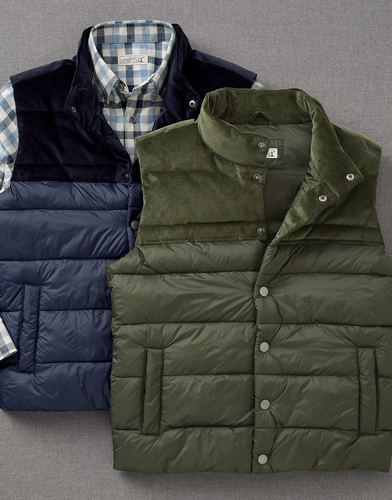 Westport Lifestyle Fireside Mixed Media Channel Vest