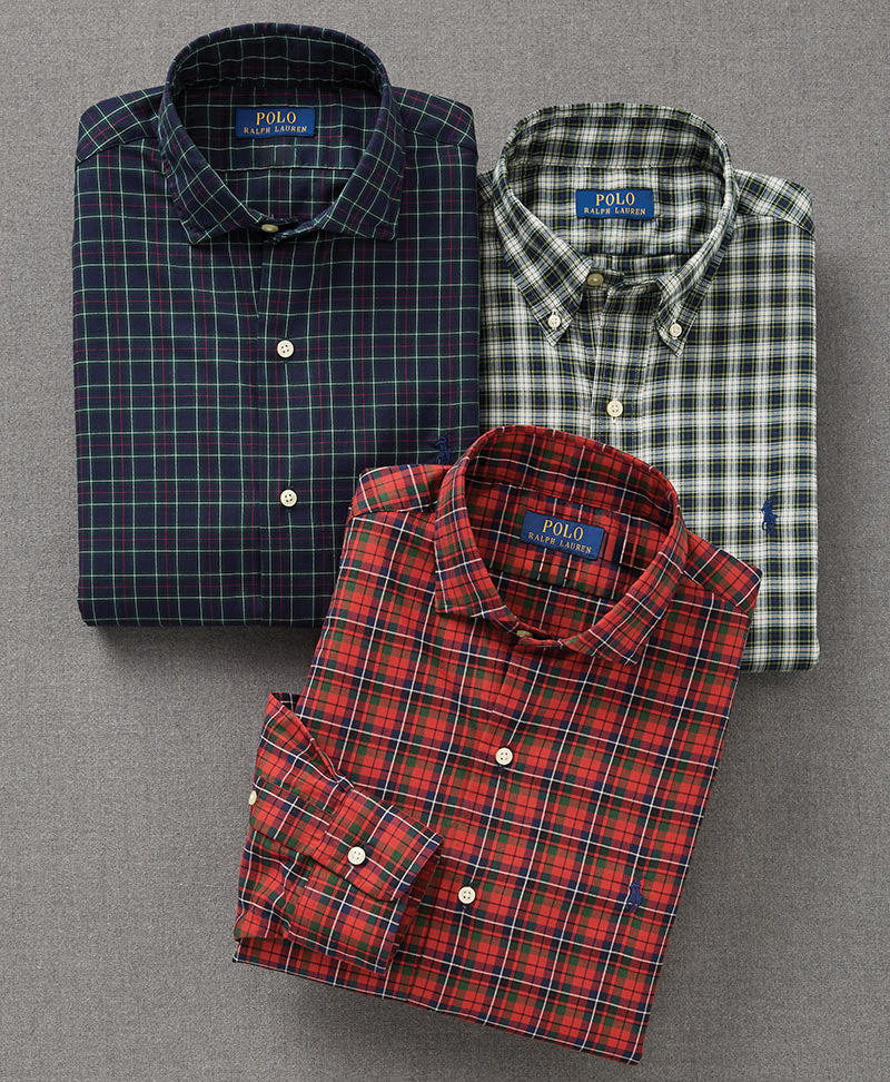 Polo Ralph Lauren Long Sleeve Brushed Twill Sport Shirt, Men's Big & Tall