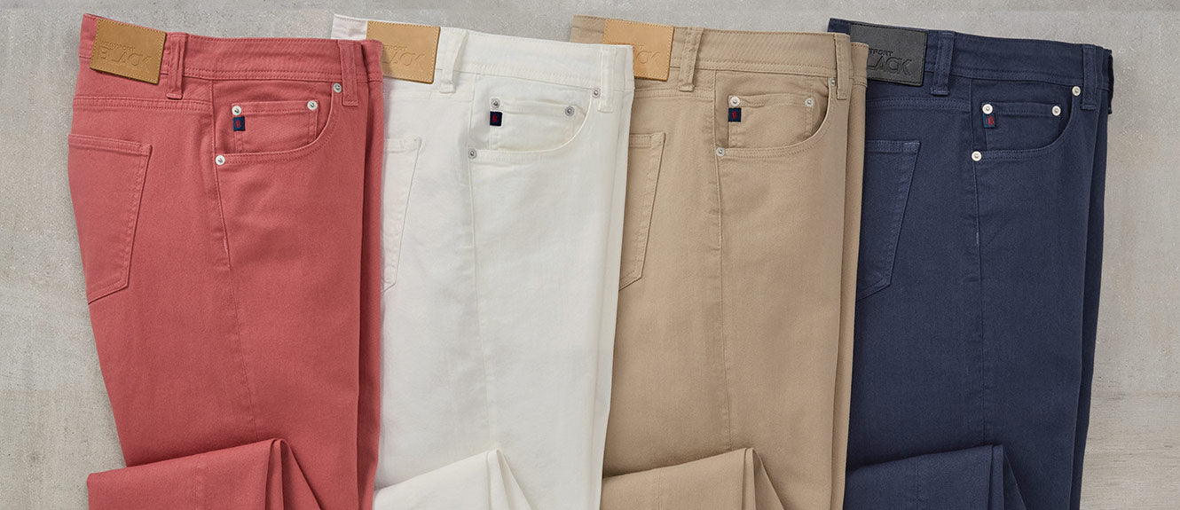 Westport Black Old Dyed Stretch Denim