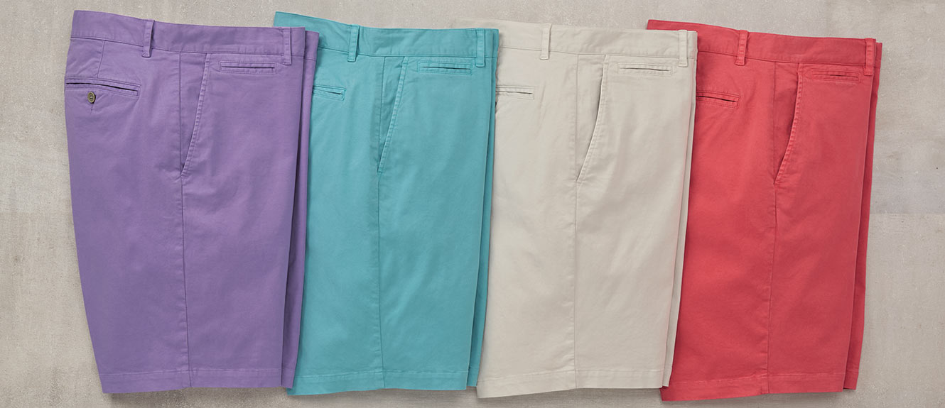 Westport Black Ocean Wash Stretch Twill Short