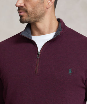 Polo Ralph Lauren Lux Jersey Half-Zip Pullover