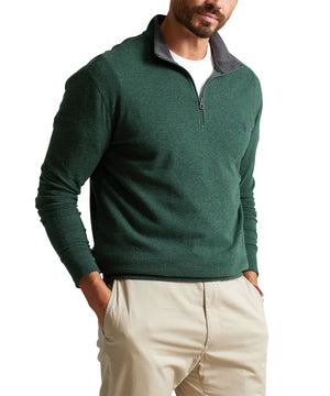 Pullover con mezza zip in jersey Polo Ralph Lauren Lux