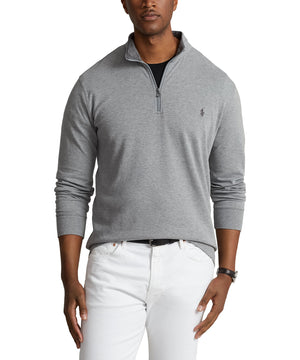 Pullover con mezza zip in jersey Polo Ralph Lauren Lux