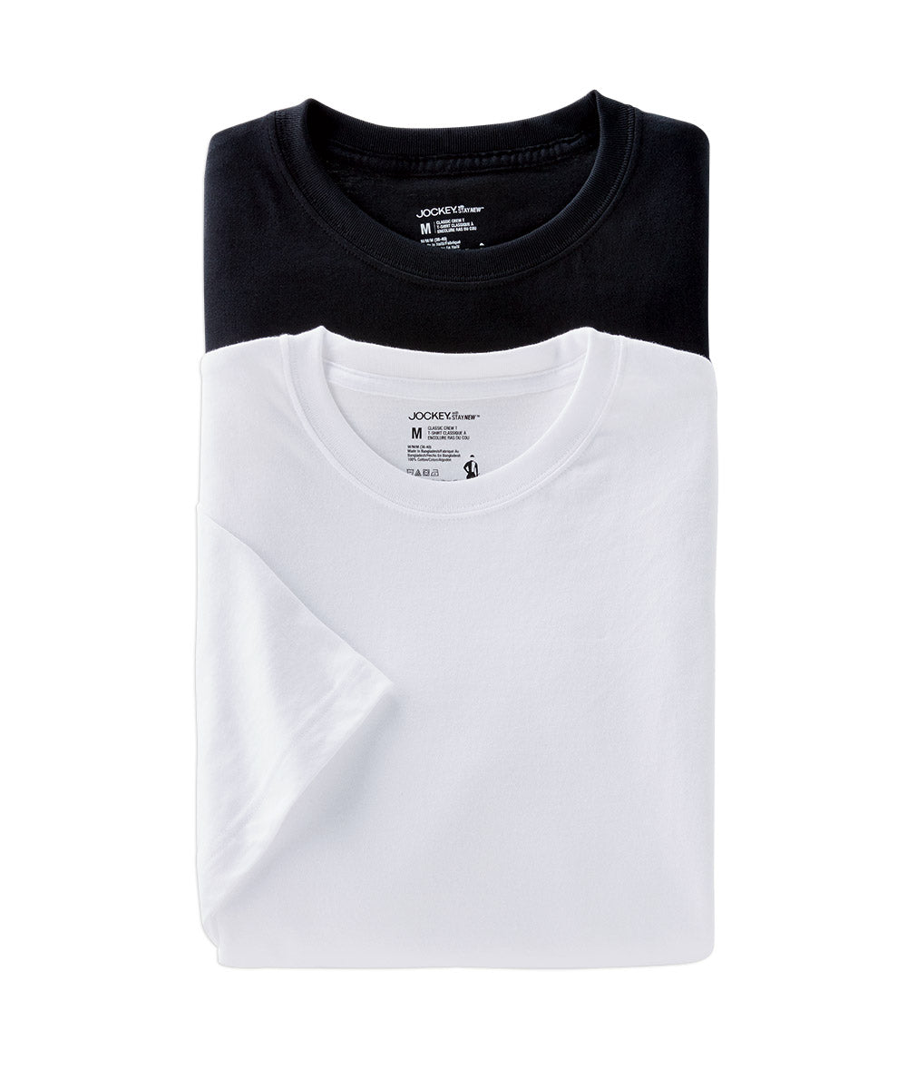Jockey Crewneck Tee Shirt (2-Pack) - Westport Big & Tall