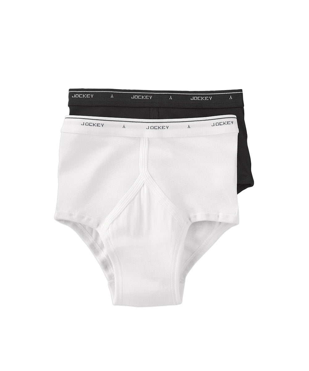 Buy JOCKEY Black Mens Stretch Solid Briefs