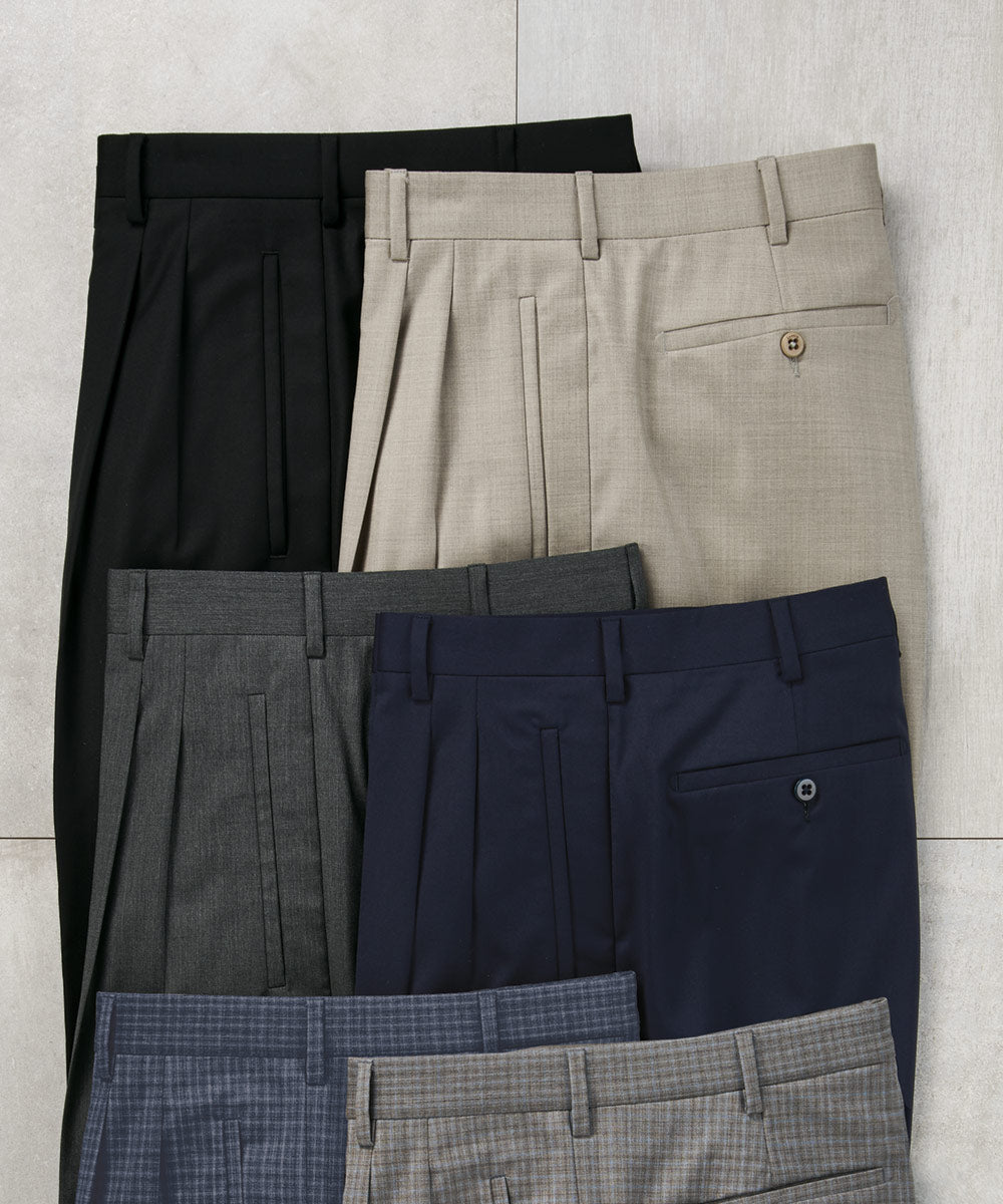 Zanella Stretch Wool Slacks, Men's Big & Tall