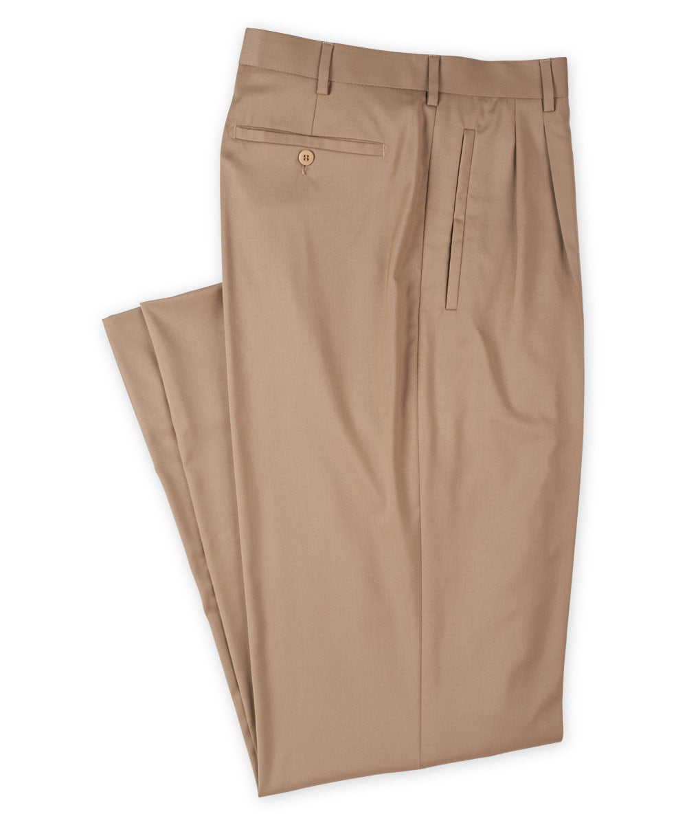 Pantaloni Zanella in Lana Stretch, Men's Big & Tall