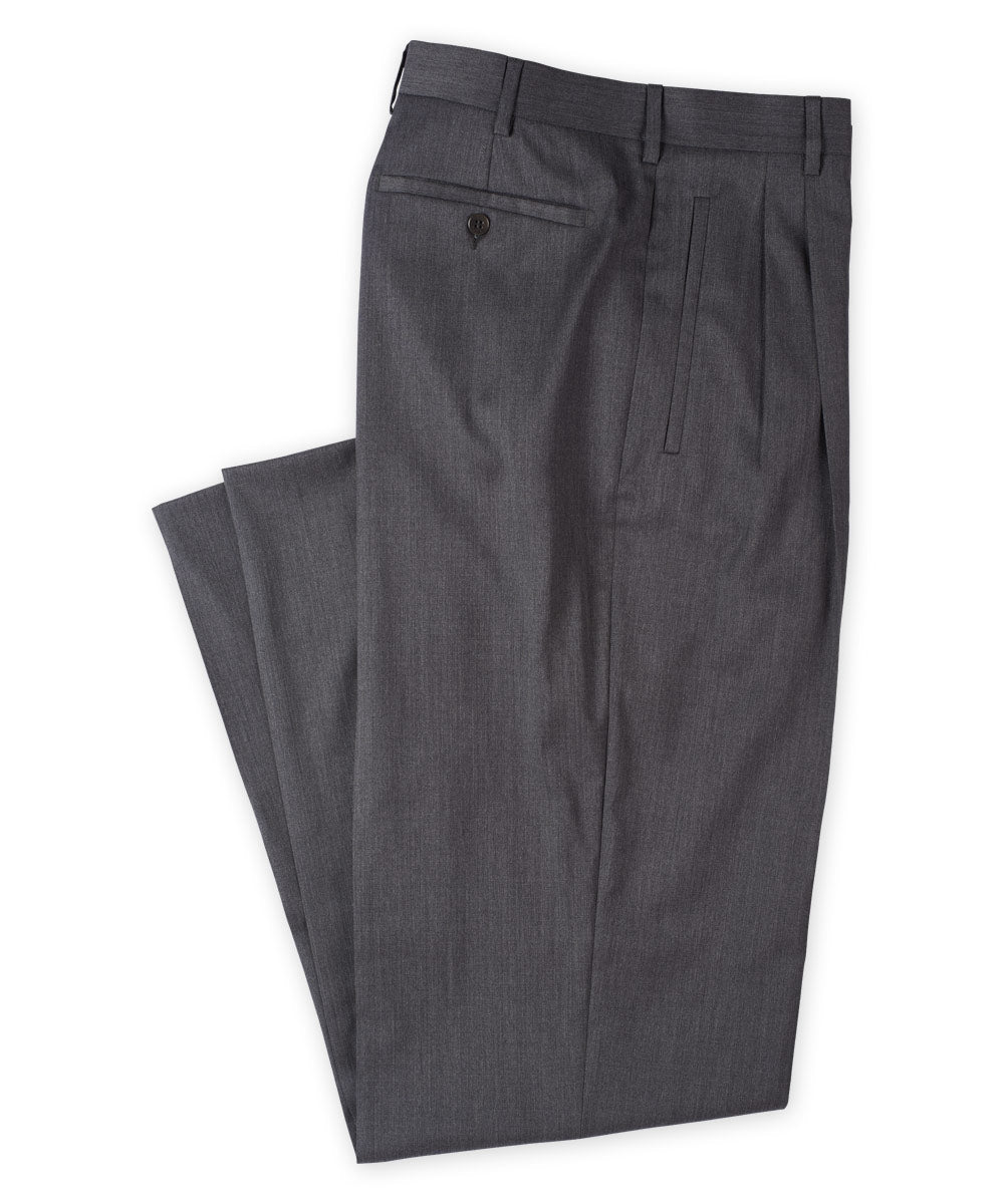 Pantaloni Zanella in Lana Stretch, Men's Big & Tall