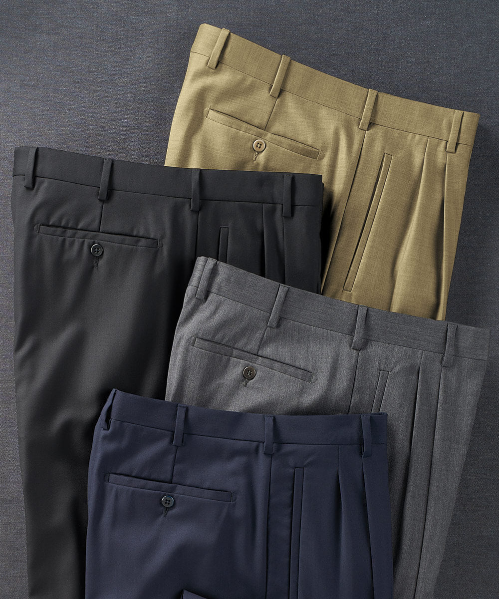 Dockers Slates Mens Wool Blend Orginal Fit Pants 34x32 Brown | eBay