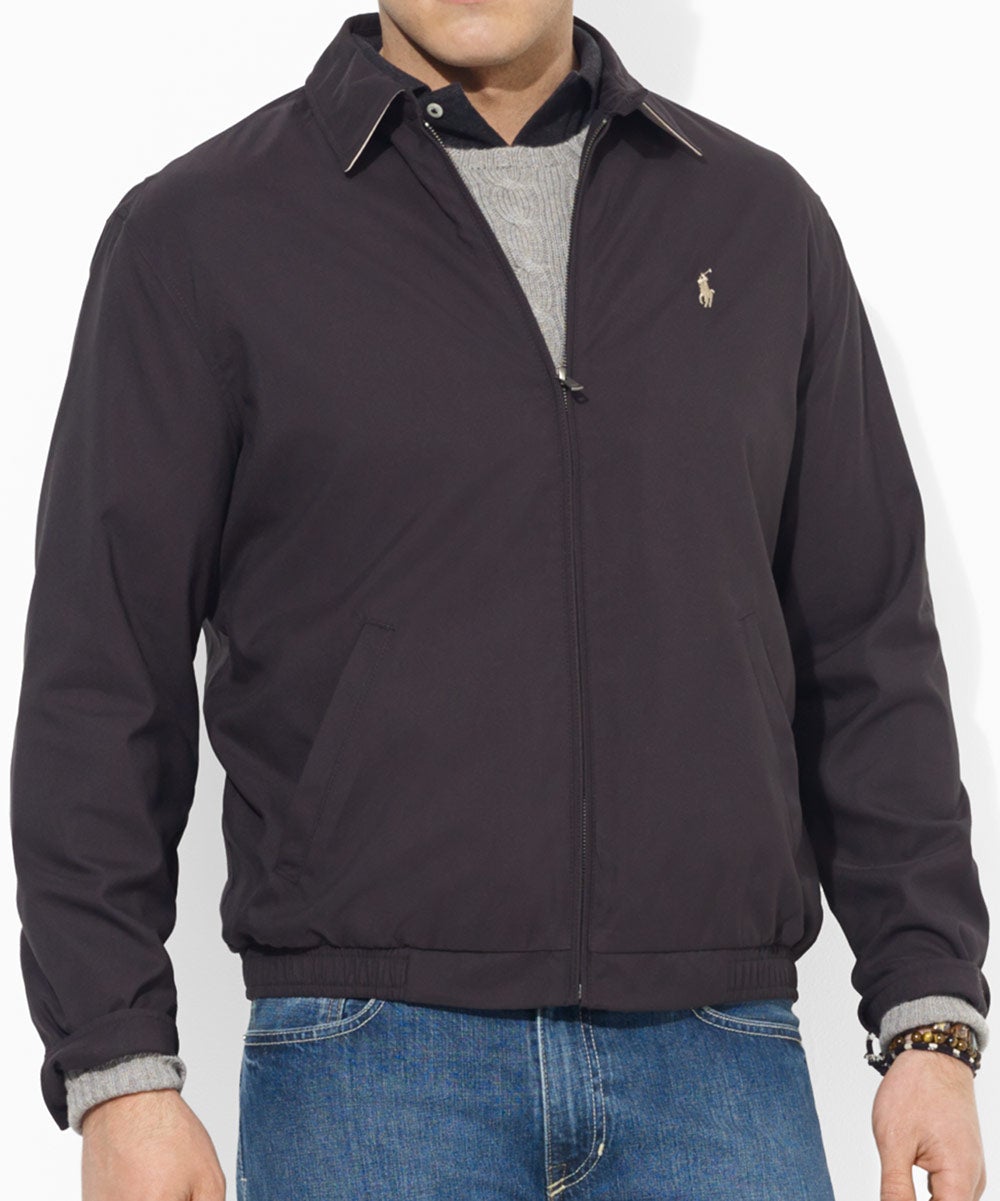 Polo Ralph Lauren Microfiber Full-Zip Waist-Length Jacket