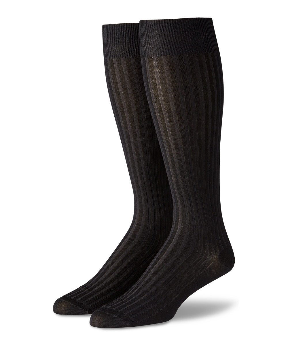 Men's Big & Tall Pantherella Cotton Over-the-Calf Socks Brown / XL
