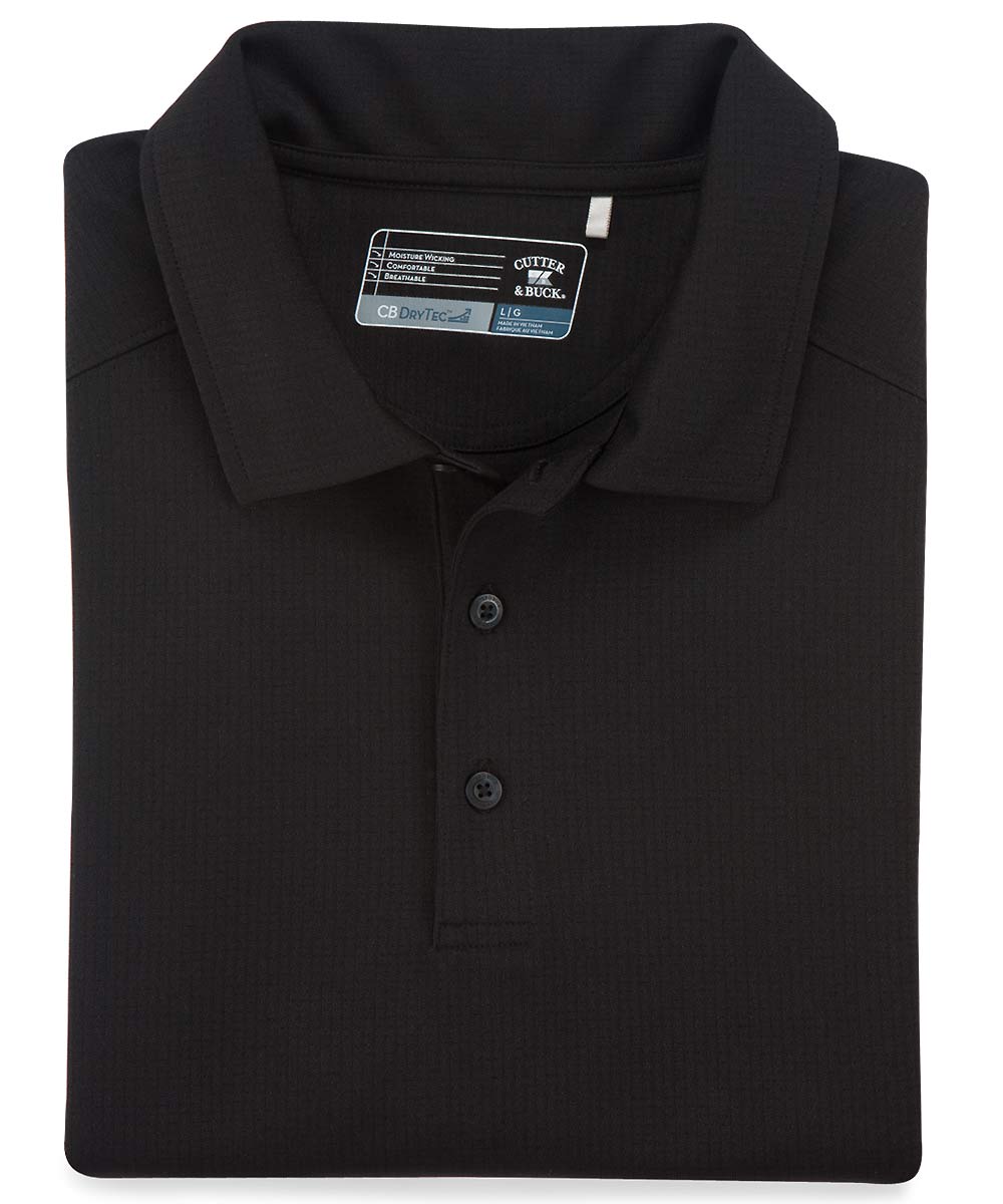Cutter &amp; Buck Drytec Solid Jacquard Polo Shirt