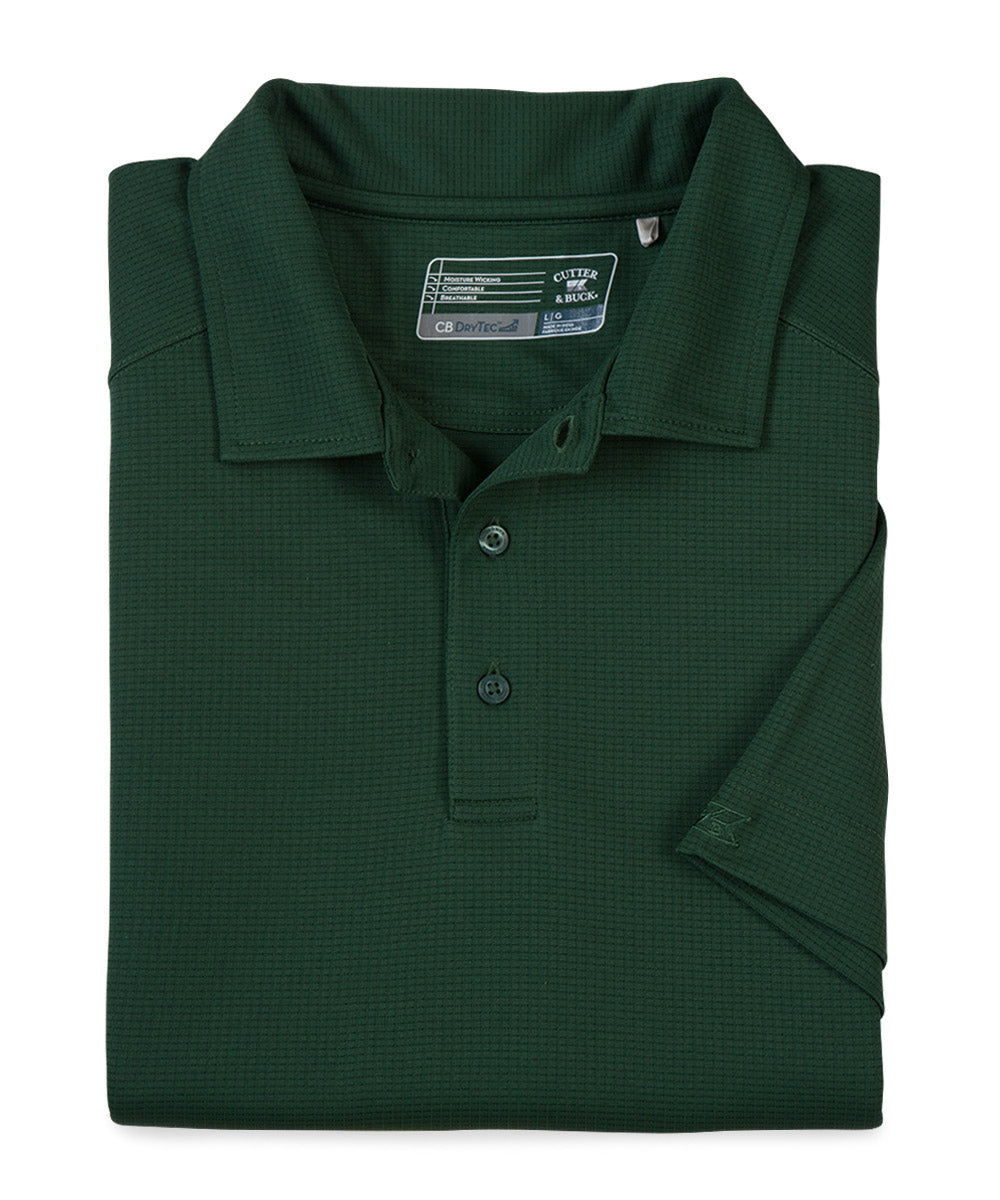 Cutter & Buck Drytec Solid Jacquard Polo Shirt, Men's Big & Tall