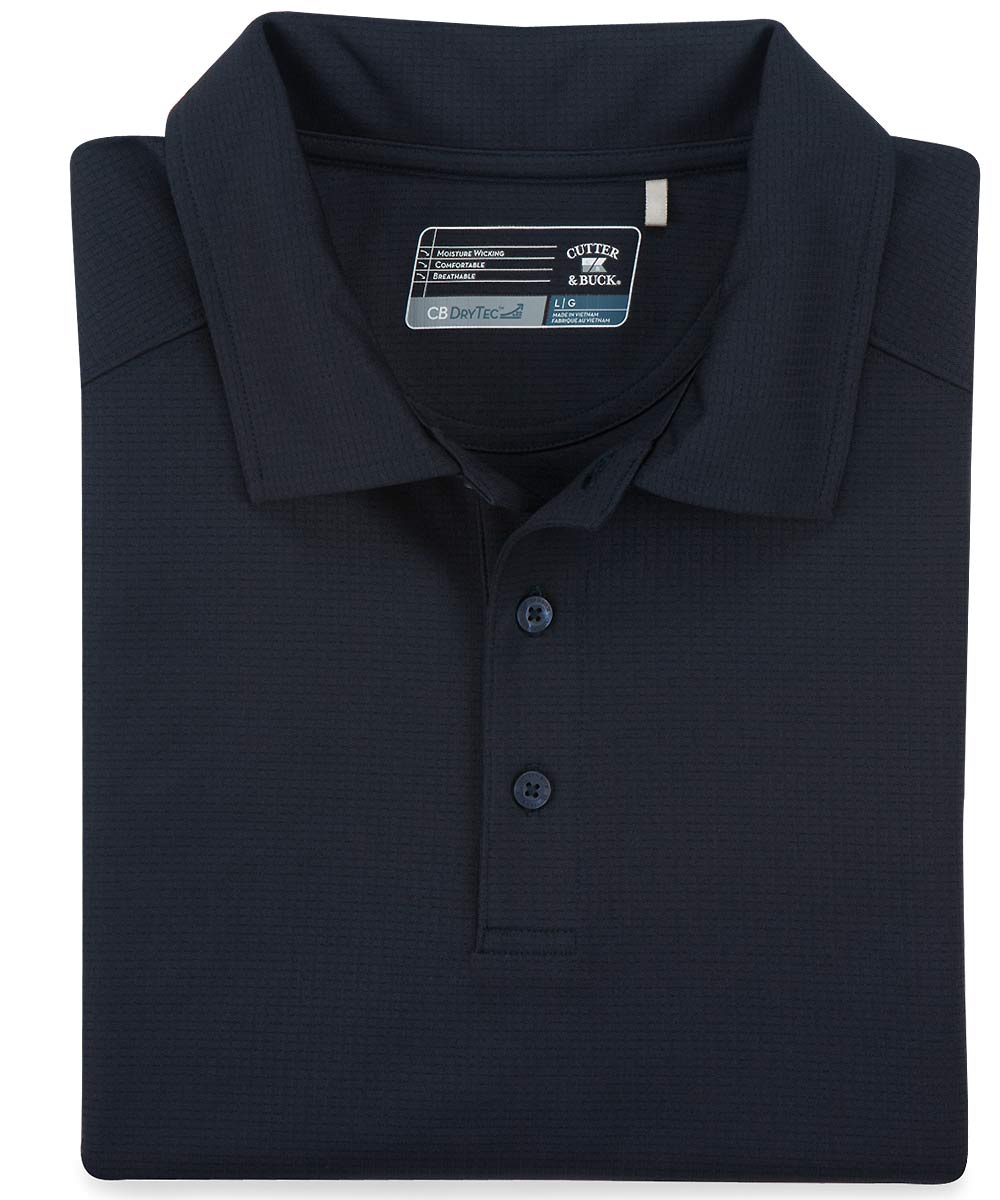 Cutter &amp; Buck Drytec Solid Jacquard Polo Shirt