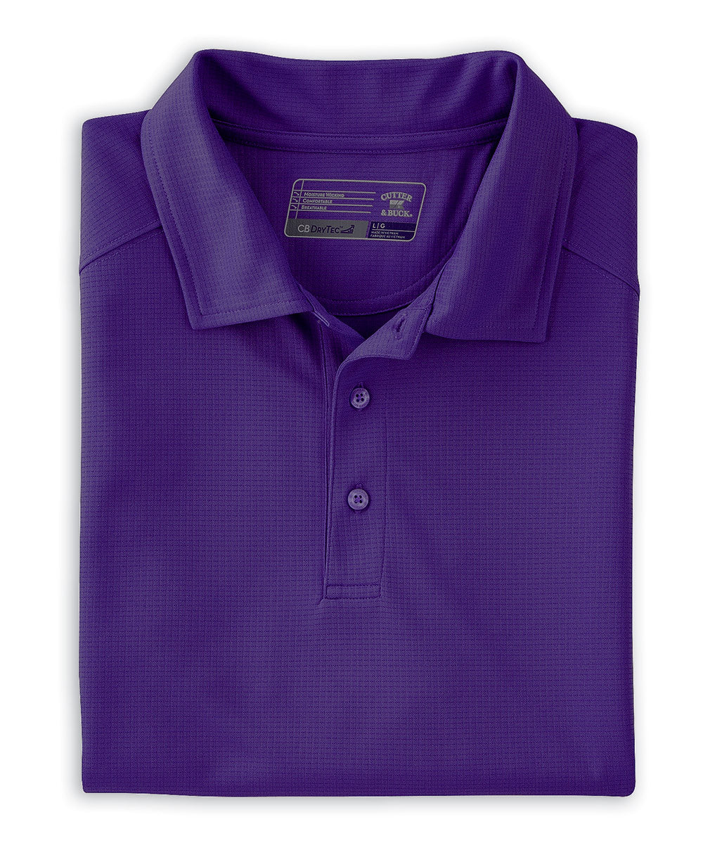 Cutter &amp; Buck Drytec Solid Jacquard Polo Shirt