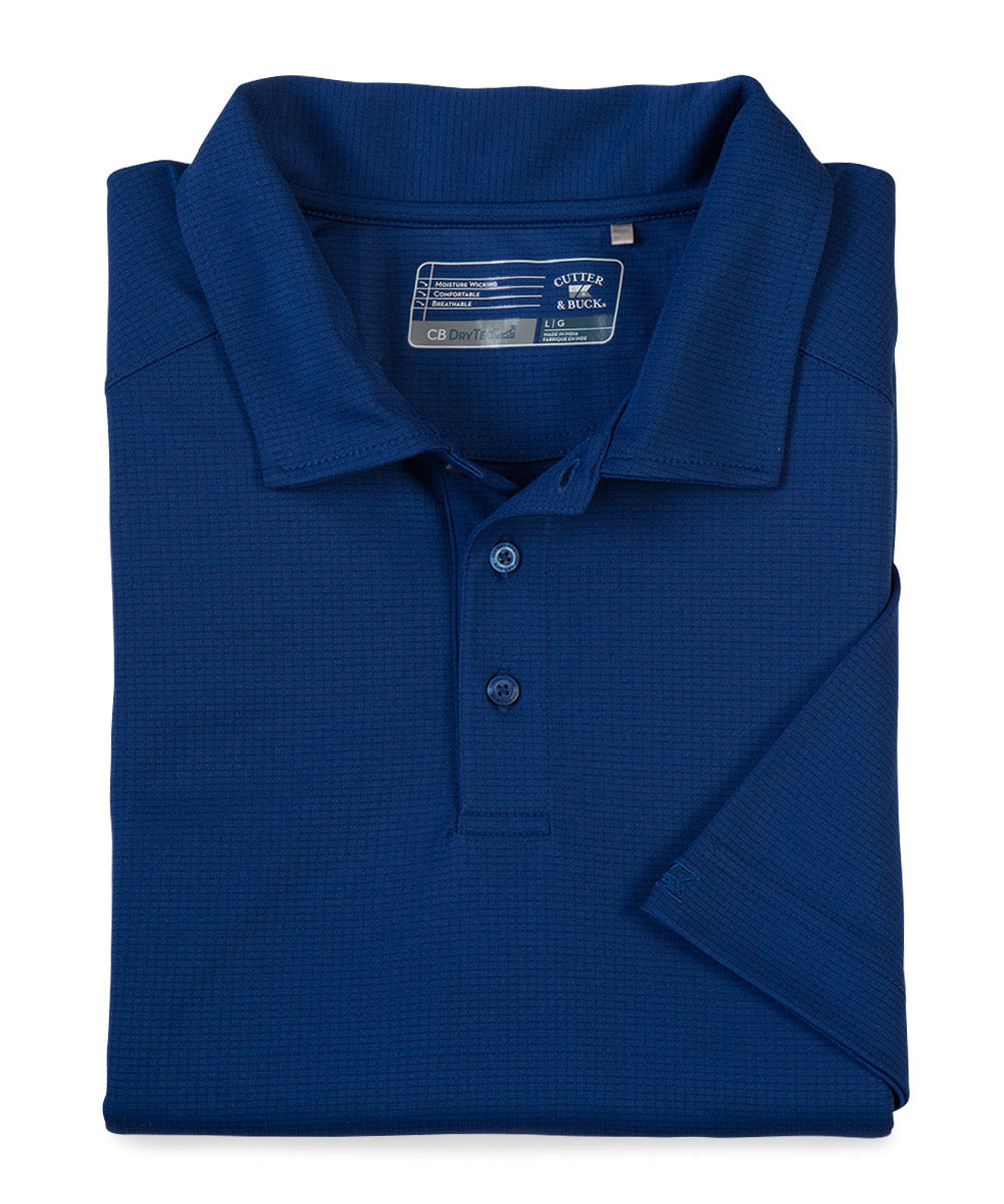 Cutter & Buck Drytec Solid Jacquard Polo Shirt, Men's Big & Tall