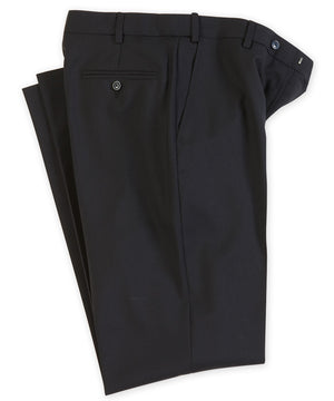Pantaloni eleganti in misto lana Westport 1989 con parte anteriore piatta