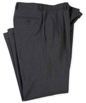 Lauren Ralph Lauren Pleated Plain Weave Wool Dress Pants