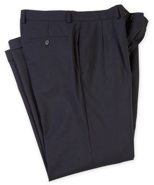 Lauren Ralph Lauren Pleated Plain Weave Wool Dress Pants