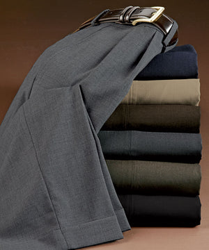 Lauren Ralph Lauren Pleated Plain Weave Wool Dress Pants