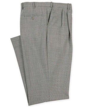 Westport 1989 Pleated Houndstooth Wool Blend Dress Pants