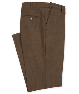 Pantaloni eleganti in misto lana pied de poule Westport 1989 sul davanti piatto